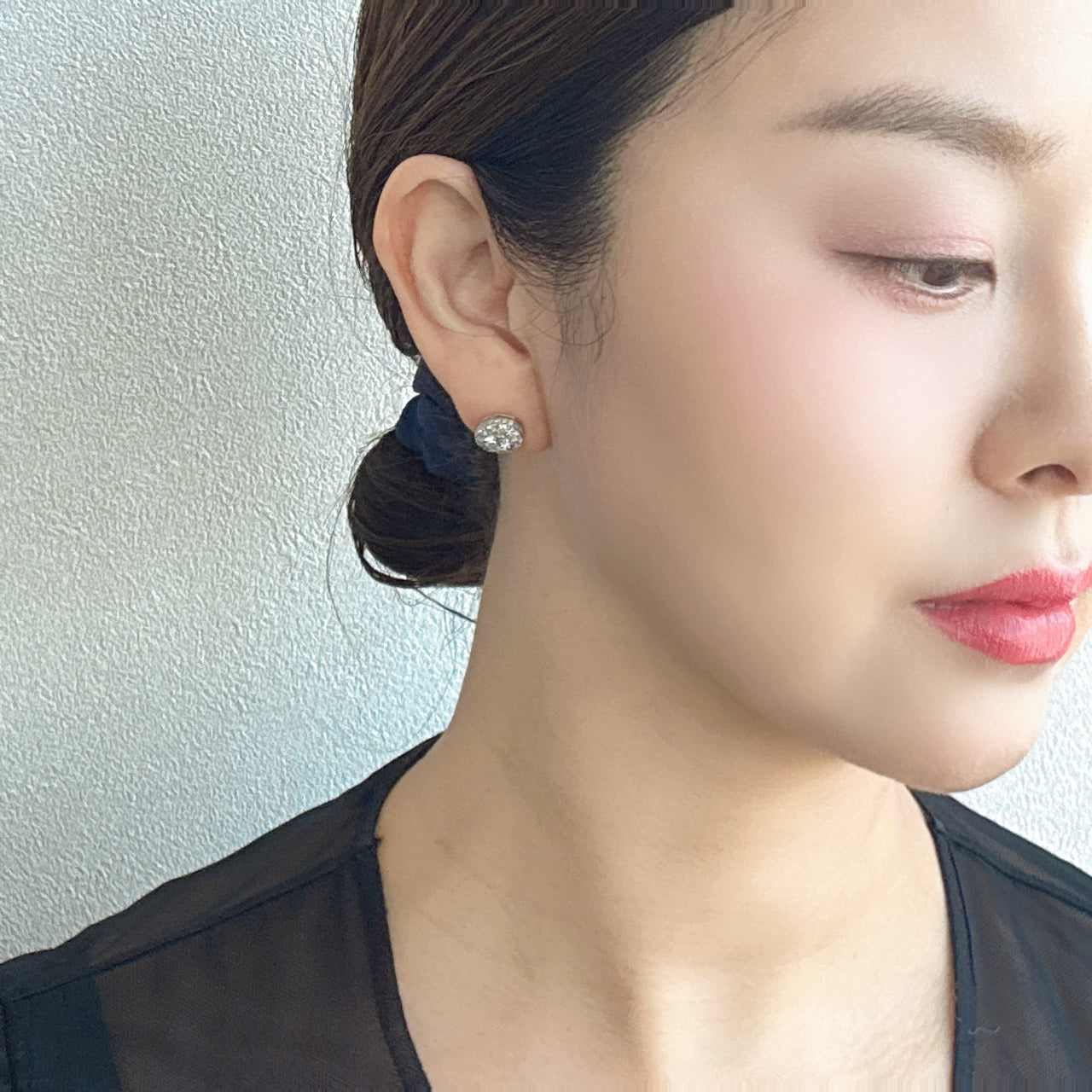 ポインターパヴェピアス〜中石0.3ct G SI GD UP|AYAKO SAKURAI(櫻井 彩子(サクライ アヤコ))公式通販サイト